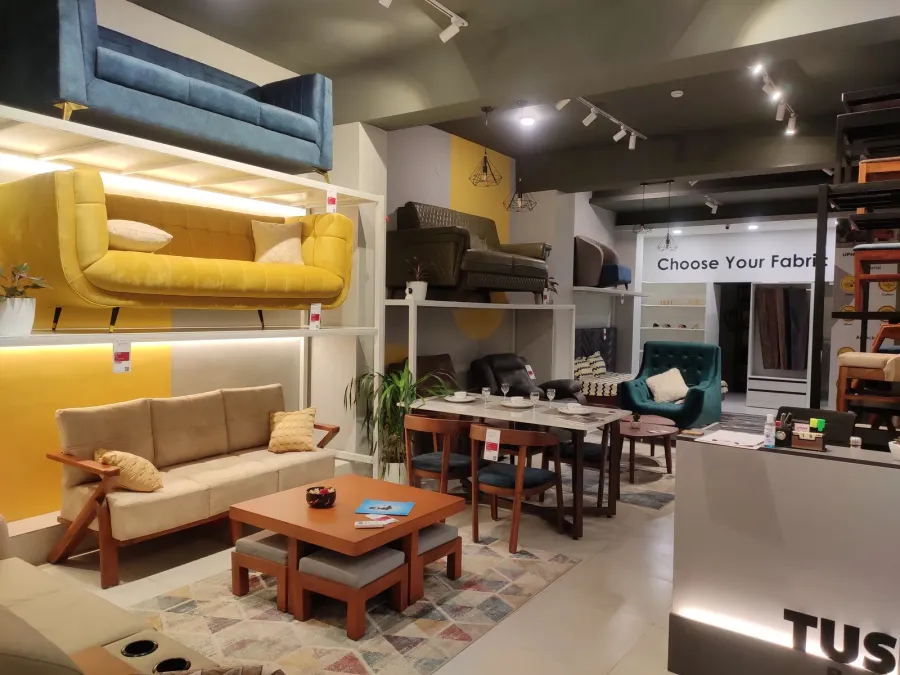 Furniture showroom interior designed by D'tone