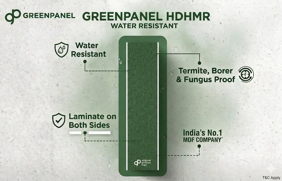 Greenpanel Prelaminated Board features